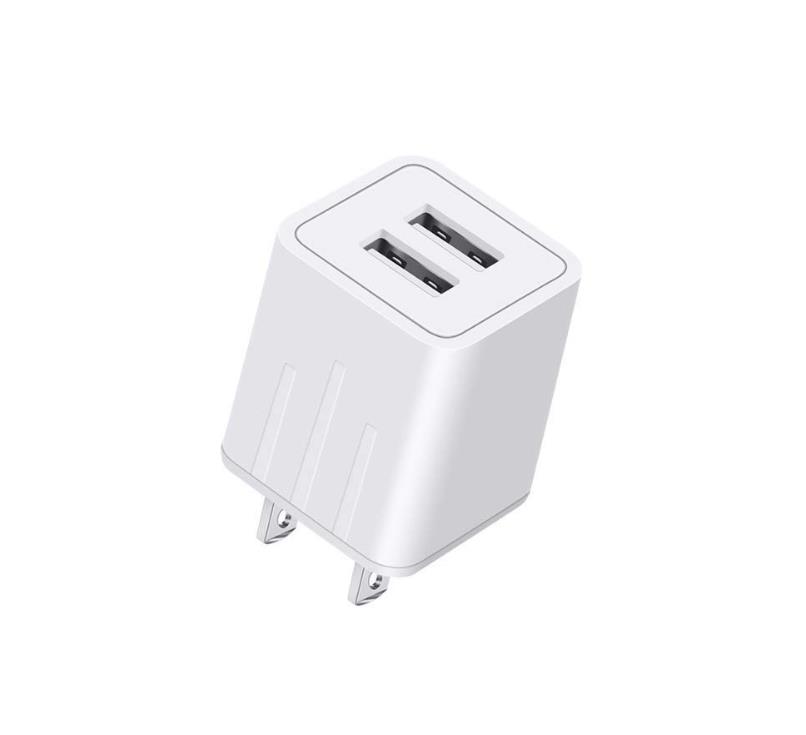 Dual USB Port Wall Charger Adapter