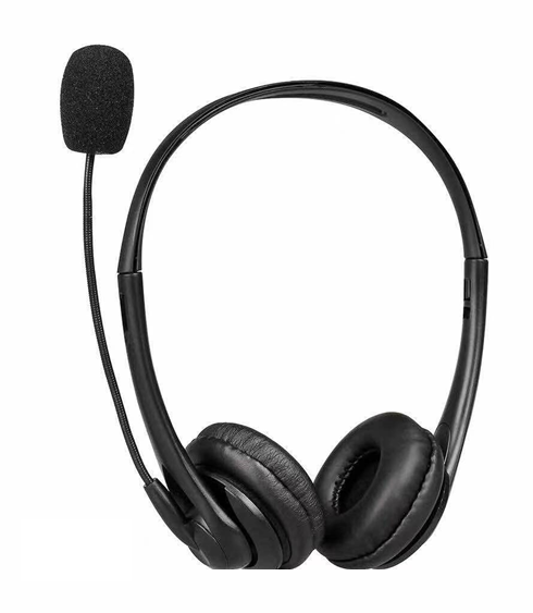 Professional High Quality 3.5mm Call Center Office Headset Headphone With Microphone