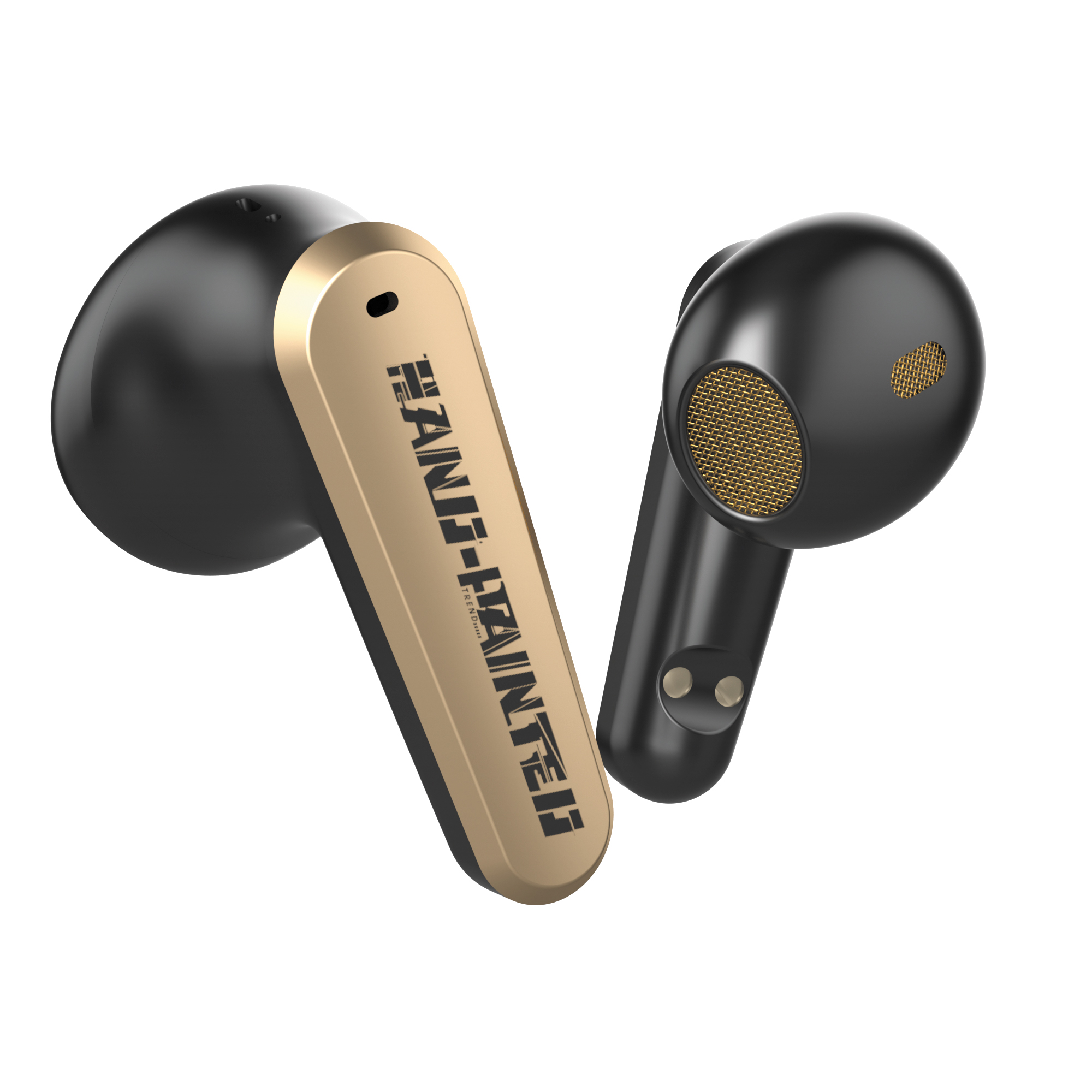 Slide Cover Design touch control TWS earbuds