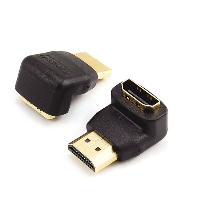 HDMI Male To Female Right-angle Adapter