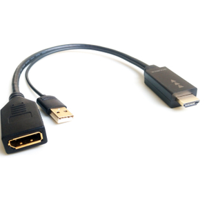 HDMI A Male To DisplayPort Female 4K@60hz Cable