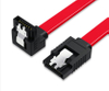 Right angled SATA III 3.0 6Gbps female to female cable with Locking Latch