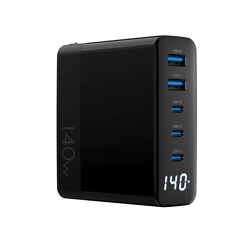 Hot Selling 140W GaN Type-c Charger Laptop Quick charge USB-C PD QC3.0 Wall Charger For Smartphone