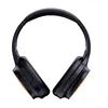 Oem Custom Logo High Quality Wireless Over The Ear Headband Bamboo Headphones With Detachable Mic