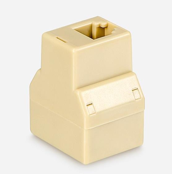 RJ11 6P4C 1 Female to 2 Female Telephone Line Splitter Coupler