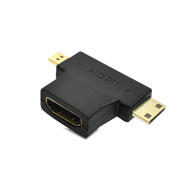 HDMI Mini +Micro Male To HDMI Female