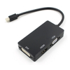  Mini DisplayPort 1.2 To HDMI/DVI/VGA 4K*2K 3-in-1 Adapter