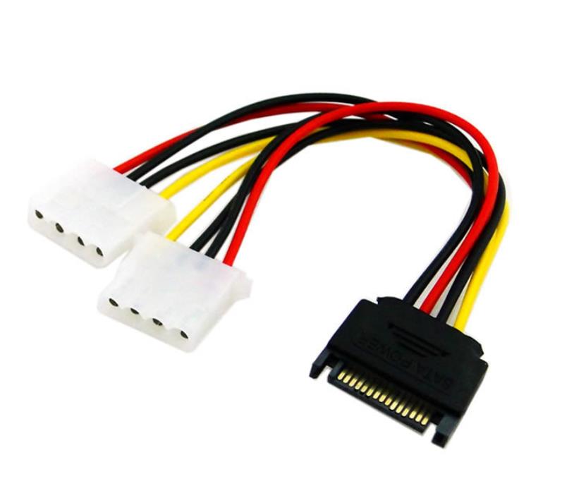 SATA to 4 pin Molex power cable spliter