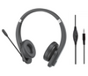 In-line Control Noise Cancelling Usb Chat Headset Headphone 3.5mm Computer Headset With Microphone