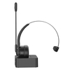 Factory Sale Bt 5.0 Headphones With Mic Charging Base Wireless Headset For Pc Laptop Call Center Office