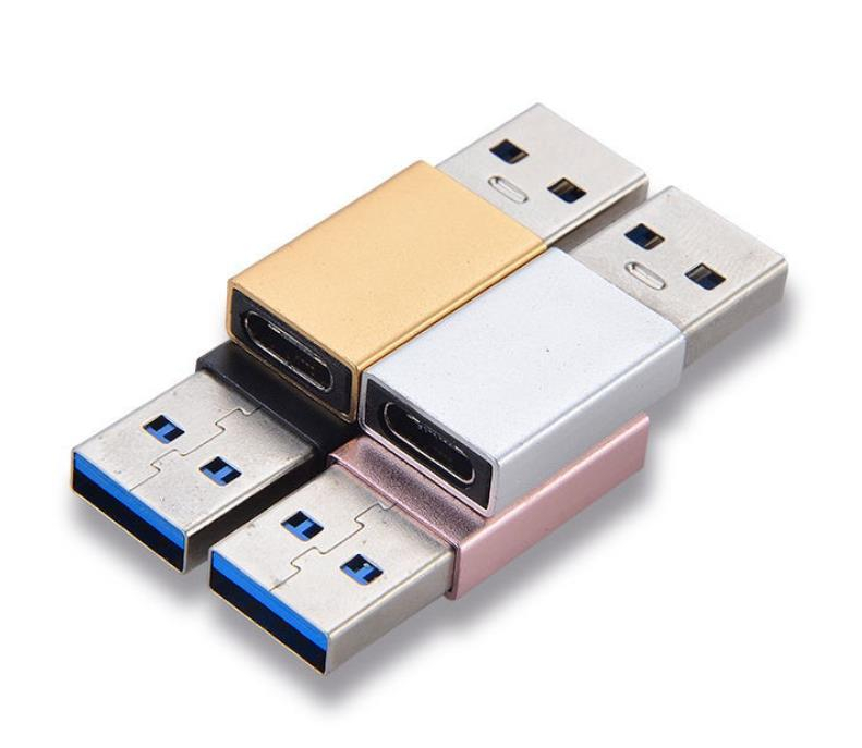 USB Type C Female To USB A 3.0 Male Charge Sync Data Adapter 