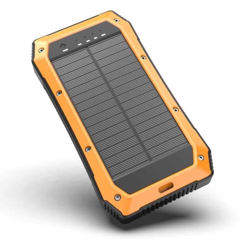 Solar Mobile Charger 20000mah Power Bank for Cell Phones Smartphones