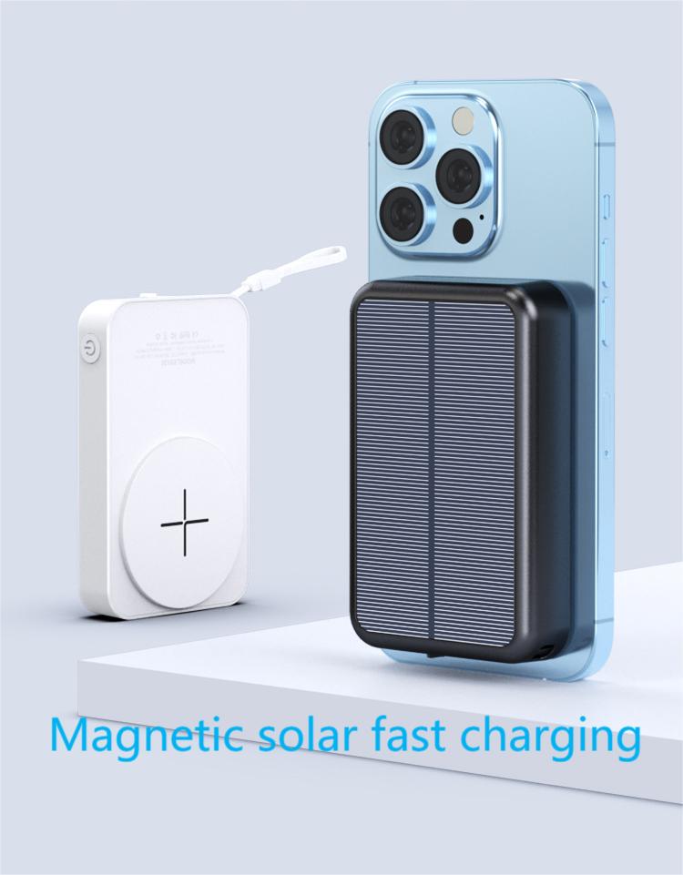 Factory Wholesale Mini Portable Wireless 10000mah Pawer Bank Fast Charging 10000 Mobile Solar Power Bank