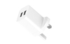 Custom UK US EU Plug Home Use Dual USB Port 5V 2.4A 12W Fast Charging Mobile Phone Wall Charger Travel Charger