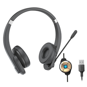 2023 Professional Noise Cancelling Usb Handsfree Wired Stereo Call Center Headset With Mic