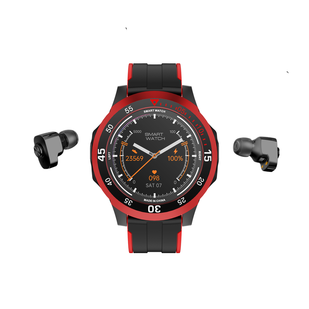 2 in 1TWS bluetooth headset bracelet, Large memory，Health Monitoring & Motion Tracking