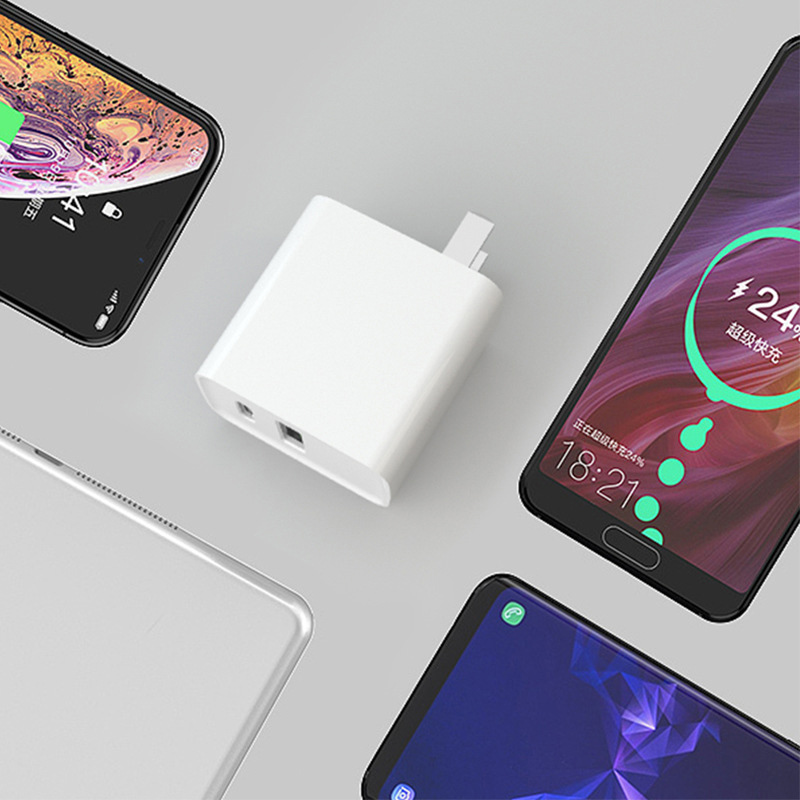 30W 20W QC 3.0 PD Fast White 5V 1A 2A EU US AU UK Plug Single Dual USB Port Power Adapter Wall Charger18W Dual PD Type-C Charger Quick Charging QC 3.0 USB C Fast USB Charger for iPhone 12 for Samsung 