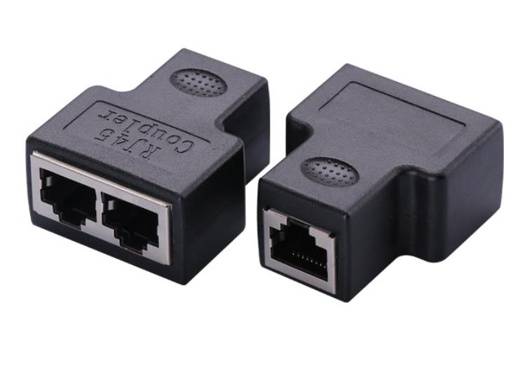 Cat6 RJ45 Female to Female Splitter Coupler Adapter