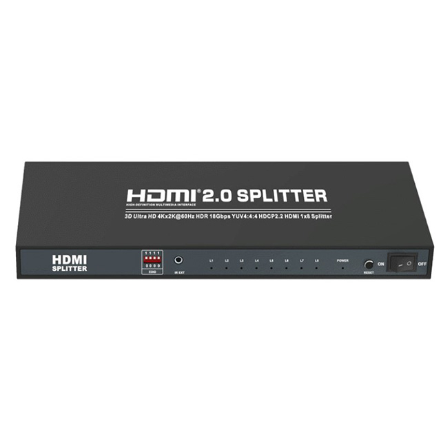HDMI 1 in 8 out 1 x 8 4K Splitter