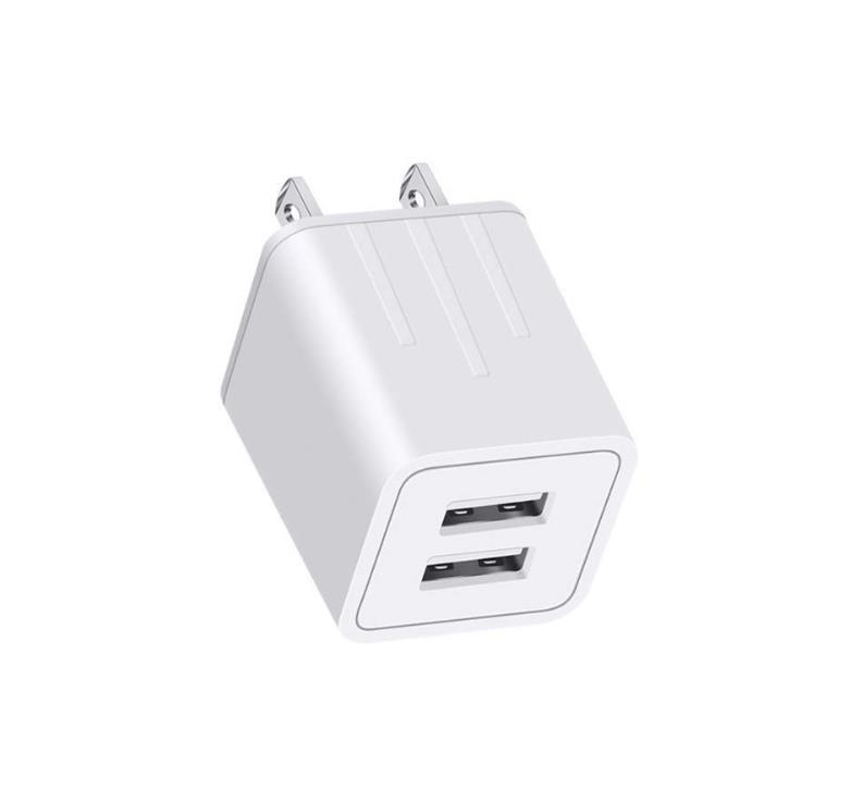 Dual USB Port Wall Charger Adapter