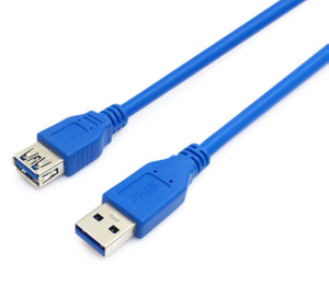 Blue USB 3.0 A Male To Female Extension Cable