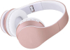 Fashion Rose Gold Wireless Blue tooth Headphone Headset With Microphone Blue tooth On Ear Headphone For Women Girl Kids