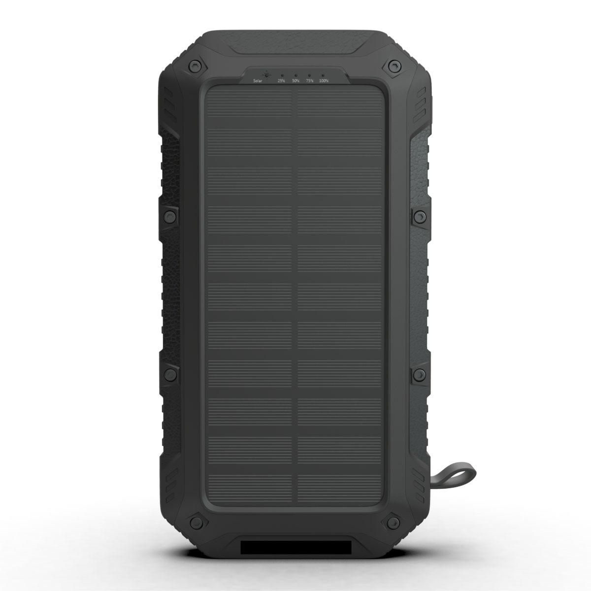 IP66 IPX6 Waterproof Solar Power Bank 20000mah Solar charger waterproof power bank portable for cell